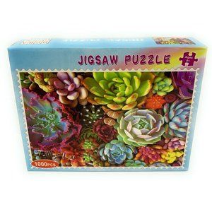 1000 Pieces Succulent Spectrum Plants Jigsaw Puzzl